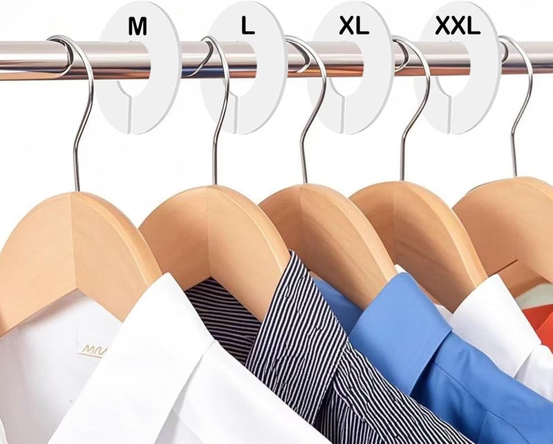 mioule 10-Pack Closet Dividers for Hanging Clothes, Durable Plastic Wardrobe Organizers - Perfect for Closet Rods, Clothing Racks & Retail Display - Image 3